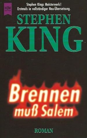 Brennen muß Salem. Roman. A. d. Amerik. neu übersetzt von Peter Robert.