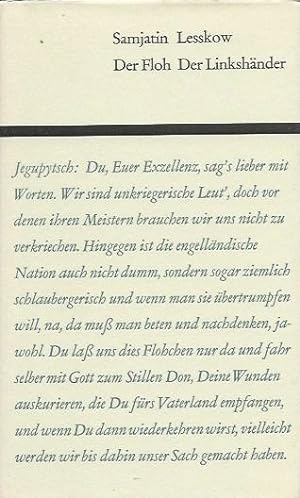 Der Floh. Der Linkshänder. Deutsch von Johannes von Guenther.