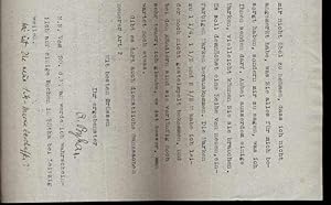 Professor Byhan Brief mit Unterschrift 1920