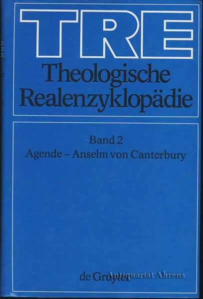 Theologische Realenzyklopädie / Agende - Anselm von Canterbury