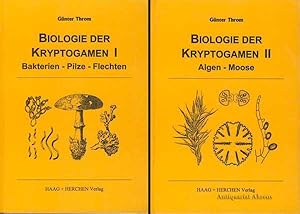 Biologie der Kryptogamen (2 Bände) - Band 1: Bakterien, Pilze, Flechten / Band 2: Algen, Moose