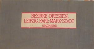 Bezirke: Dresden, Leipzig, Karl-Marx-Stadt (Sachsen). Maßstab 1:300 000.