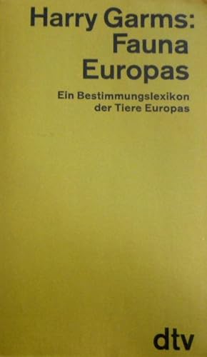 Fauna Europas : ein Bestimmungslexikon. Unter Mitarb. von Leo Borm. Wiss. Beratung von Otto v. Fr...