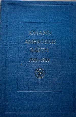 Johann Ambrosius Barth 1780 - 1955, Verlagsverzeichnis 1930 - 1955