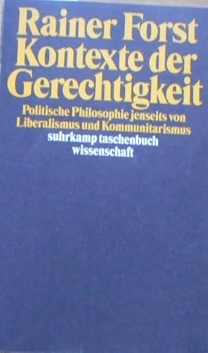 Kontexte der Gerechtigkeit : politische Philosophie jenseits von Liberalismus und Kommunitarismus...