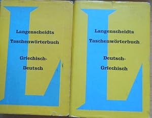 Langenscheidts Taschenwörterbuch der griechischen und deutschen Sprache. 2 Teile. Erster Teil: Gr...