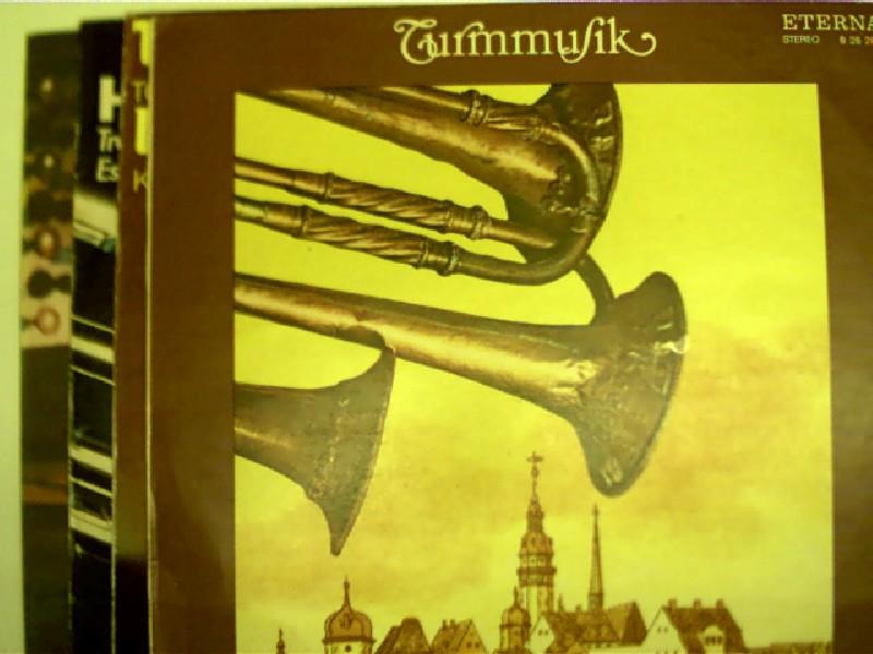 8 LP's, Musik für Trompete u .a.: 1. Musik für Trompete und Orgel aus dem Magdeburger Dom, Georg Friedrich Händel Voluntary für Trompete und Orgel, Johann Sebastian Bach, Jesu bleibt meine Freude BWV 147, Tommaso Albinoni, Concerto d-moll op. 9 Nr. 2 + 2.