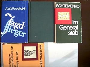 5 Bücher der Reihe "Russische Herrführer" in dieser seltenen Sammlung: 1. Im Generalstab (Schteme...