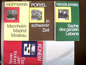 4 Bücher der Reihe "Russische Herrführer" in dieser seltenen Sammlung: 1. Das Jahr fünfundvierzig...