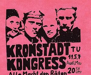 Kronstadt Kongress 11.5.1971. Aufkleber.