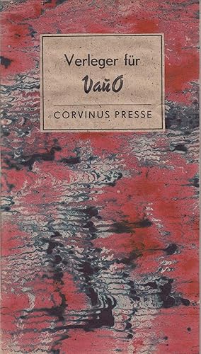 Verleger für VauO. Handschriftliche Gedichte für Victor Otto Stomps. Erschienen zum 95. Geburtsta...