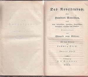 Das Novellenbuch; oder Hundert Novellen, nach alten italienischen, spanischen, französischen, lat...