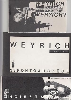 Jörg Weyrich. Faustrecht der Kunst. Ausstellung von Bildern, Objektenund Texten vom 7.3.-19.4.93 ...