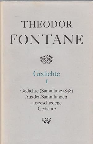 Gedichte. 3 Bde. Hrsg. von Joachim Krueger und Anita Golz. Bd.1: Gedichte (Sammlung 1898). Aus de...