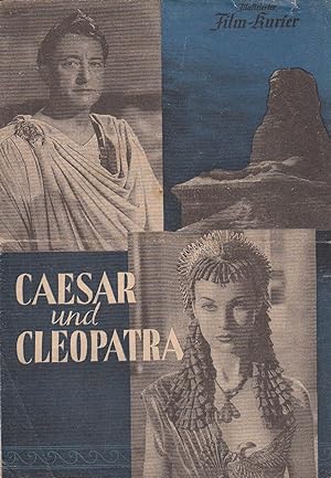 Caesar und Cleopatra. Mit Claude Rains und Vivien Leigh.