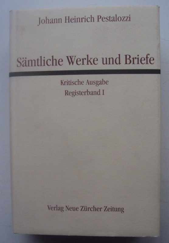 Sämtliche Werke und Briefe - Kritische Ausgabe. Registerband 1.