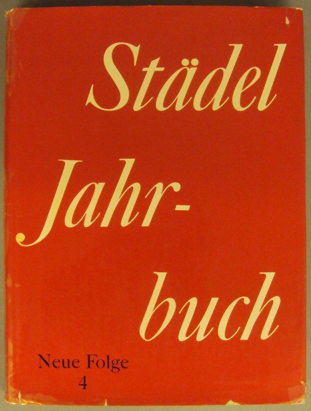 Städel-Jahrbuch - Band 4