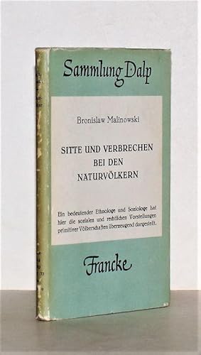 Sitte und Verbrechen bei den Naturvölkern.