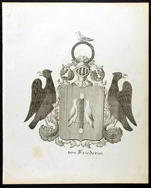 Wappen derer von Friederici (1837)