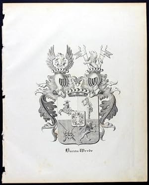 Wappen des Barons Wrede (1837)