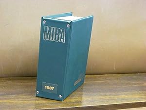 MIBA. Miniaturbahnen. Vollständiger Jahrgang 1987 ( = 39. Jahrgang ) mit 13 Heften in einem Origi...