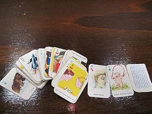 Schwarzer Peter - Kartenspiel. Mit 52 ( recte 54 ) farbigen kleinen ausgeschnittenen Spielkarten ...