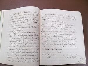 Handschriftliches Ausarbeitungsbuch für die Schule *Schultagebuch* von Anna Ros. Rossbach ( *1848...