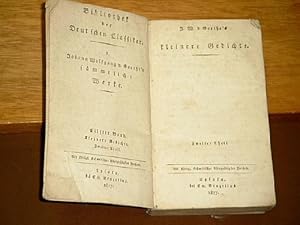 Kleinere Gedichte / Faust ( = Bibliothek der Deutschen Classiker. I. Johann Wolfgang von Goethe's...