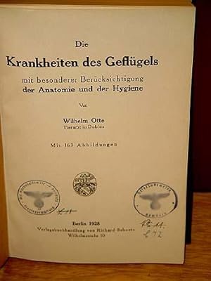 Die Krankheiten des Geflügels mit besonderer Berücksichtigung der Anatomie und der Hygiene.