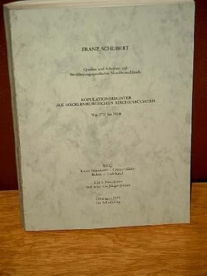 Kopulationsregister aus Mecklenburgischen Kirchenbüchern. Von 1751 bis 1800. Teil G: Raum Neuklos...