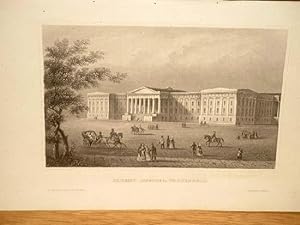 Washington: " Patent-Office in Washington ". Stahlstich um 1850.