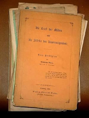 Konvolut von Predigten meist aus den Hamburger Hauptkirchen. Konvolut von 42 Predigten ca. 1800 -...