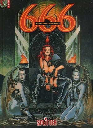 666 Hardcover Band. 2. Allegro Demondi. Horror-Fantasy. Text von Froideval Zeichnungen von Tacito...