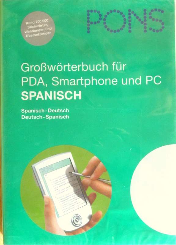 PONS Großwörterbuch für PDA, Smartphone und PC - Spanisch: Spanisch-Deutsch / Deutsch-Spanisch. Für PDA, Smartphone und PC. Für Windows 2000/XP/Vista