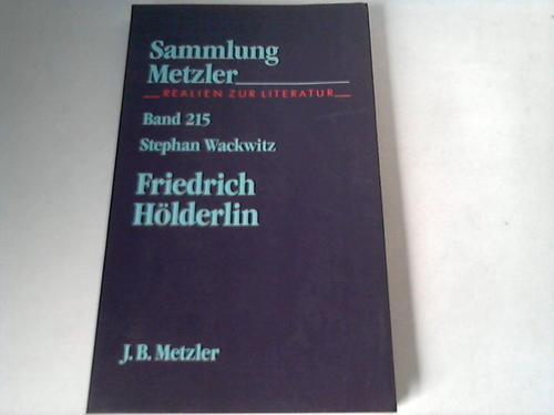 Friedrich Hölderlin (Sammlung Metzler)