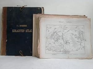 Schlachten-Atlas. 133 Teilkolorierte Kupferstich-Karten