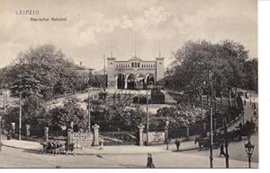 Postkarte. Leipzig - Bayrischer Bahnhof