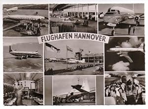 Postkarte: Flughafen - Hannover