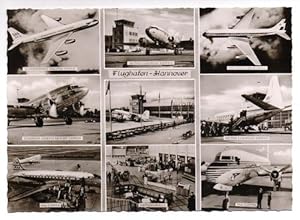 Postkarte: Flughafen - Hannover