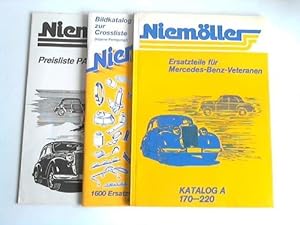 Ersatzteile für Mercedes-Bens-Veteranen. Katalog A, Bildkatalog und Preisliste. 3 Hefte