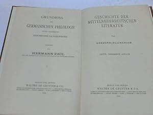 Geschichte der Mittelniederdeutschen Literatur