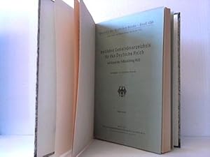 Amtliches Gemeindeverzeichnis für das Deutsche Reich auf Grund der Volkszählung 1933