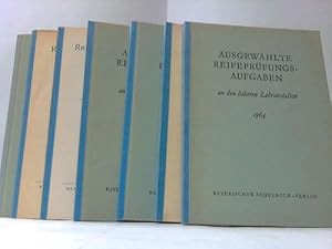 Reifepüfungsaufgaben an den höheren Lehranstalten. 7 Bände