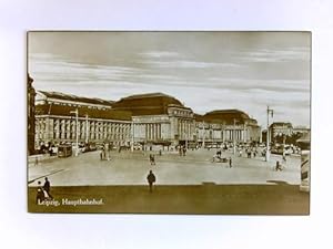 Postkarte: Leipzig - Hauptbahnhof