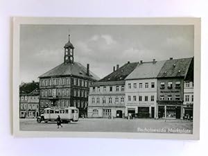 Postkarte: Bischofswerda - Marktplatz