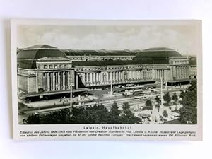 Postkarte: Leipzig - Hauptbahnhof