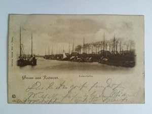 Postkarte: Gruss aus Ruhrort - Kaiserhafen