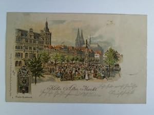 Postkarte: Köln - Alter Markt