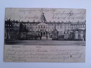 Postkarte: Karlsruhe i. B. - Schloss