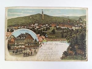 Postkarte: Gruss aus Falkenstein i. Taunus - Frankfurter Hof
